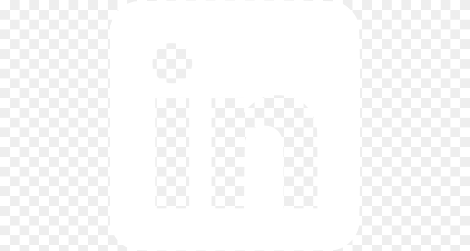 White Linkedin Icon, Logo, Sign, Symbol Png