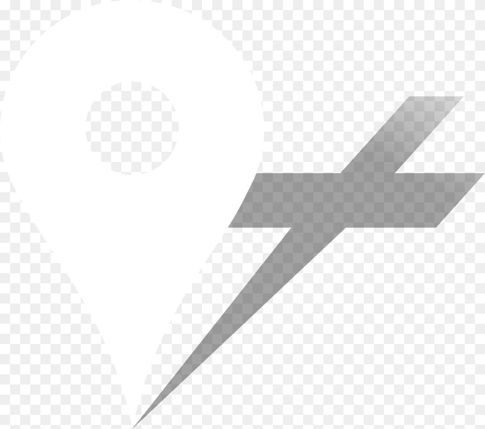 White Location Flat Icon Free Transparent Png