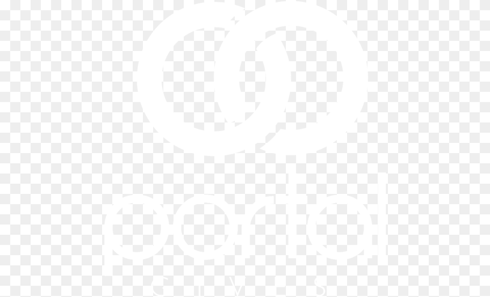 White Logo Circle, Text, Symbol Png Image