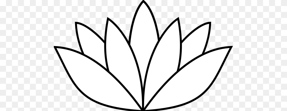 White Lotus Flower Clip Arts For Web, Leaf, Plant, Stencil, Animal Free Png Download
