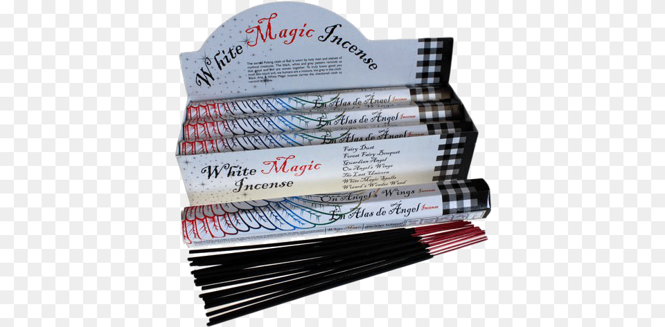 White Magic Incense, Text Free Png