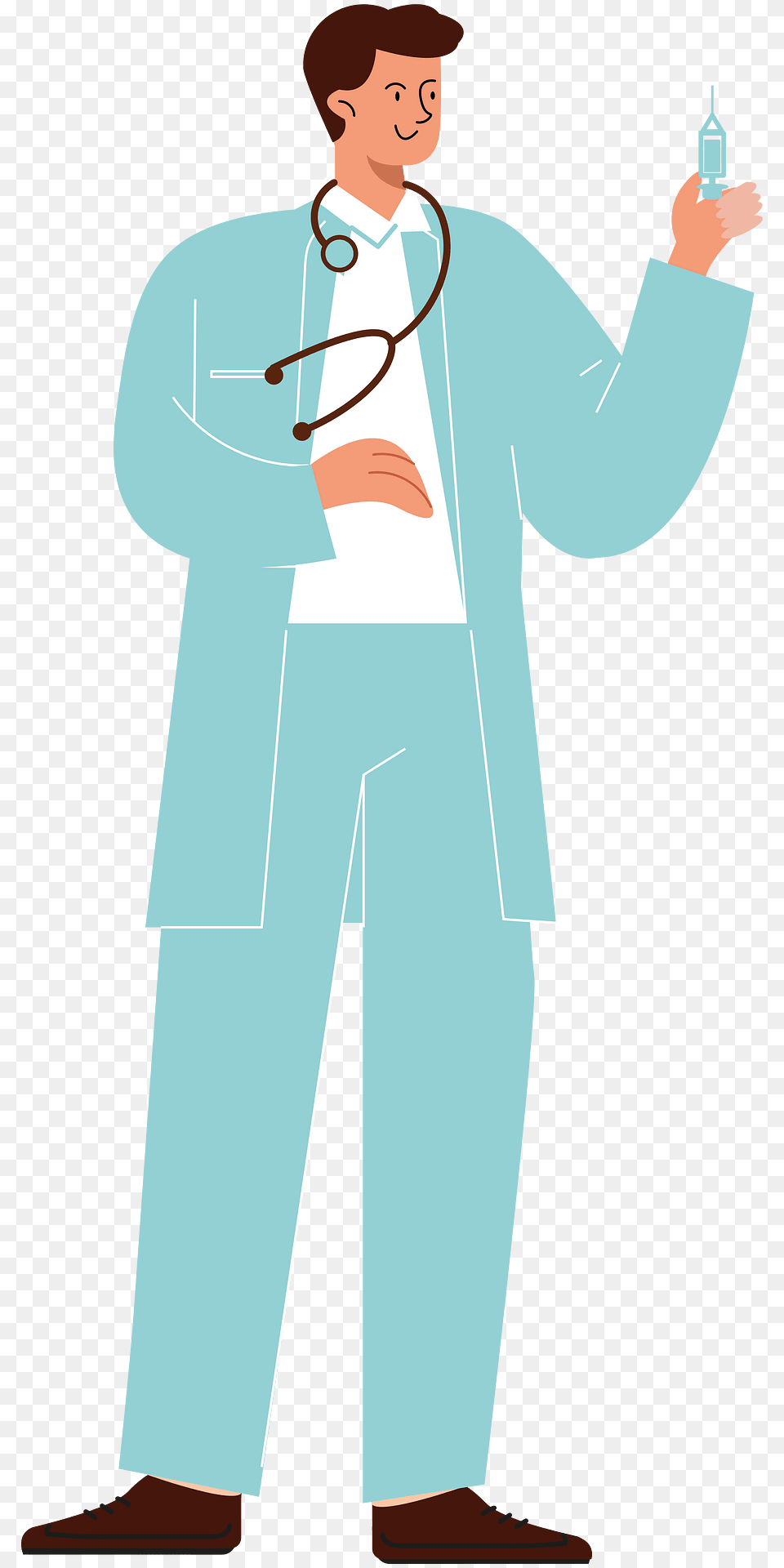 White Man Doctor Clipart, Clothing, Coat, Lab Coat, Adult Png