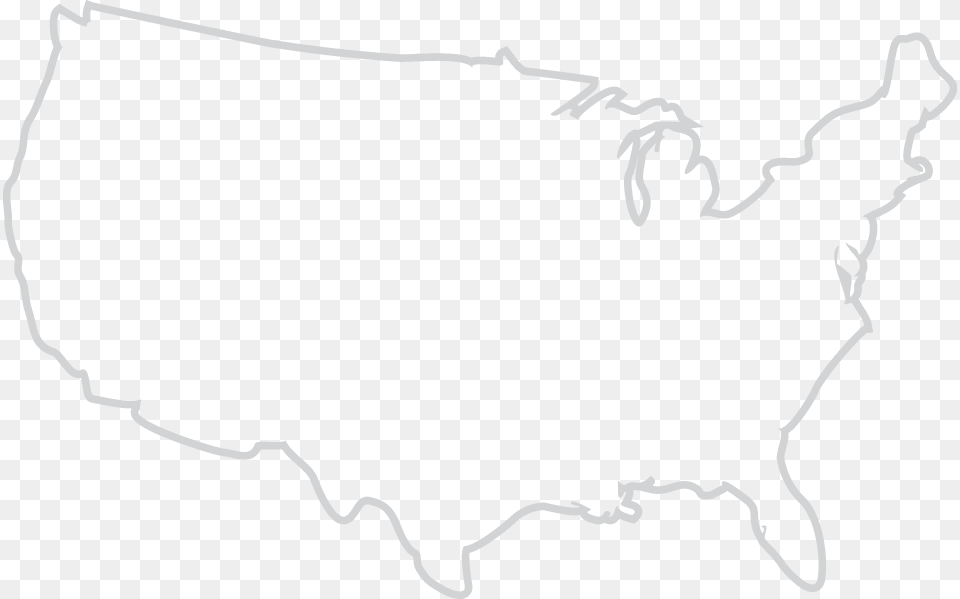 White Map Of United States Transparent Background, Chart, Plot, Land, Nature Png