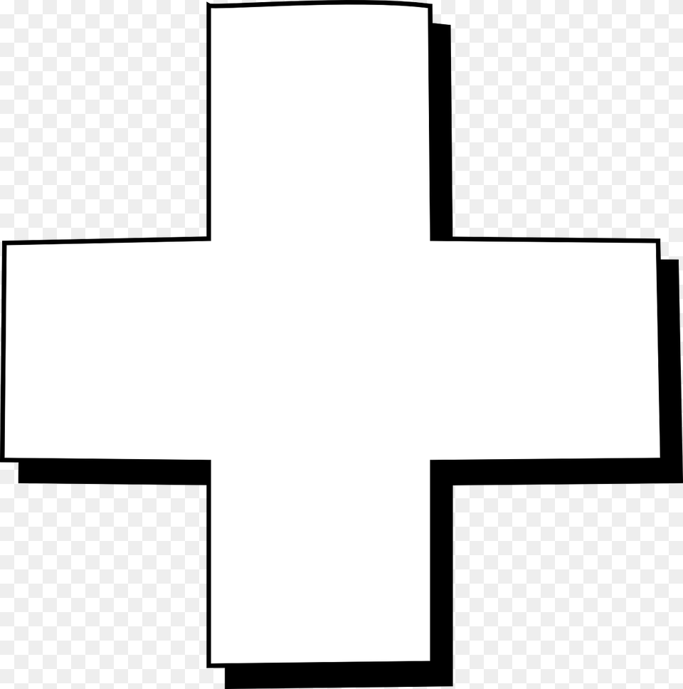 White Medical Cross, Symbol Png Image