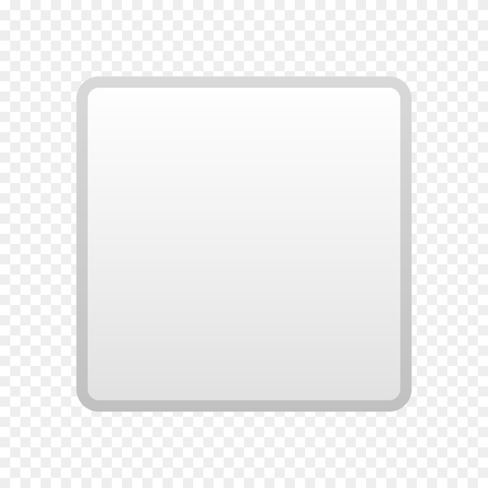 White Medium Square Emoji Clipart, White Board Free Transparent Png
