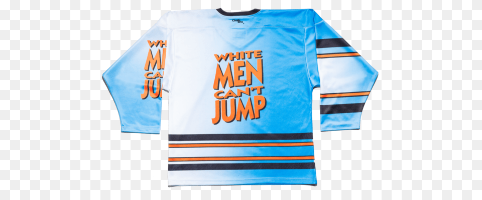 White Men Cant Jump Hockey Jersey, Clothing, Shirt, T-shirt Free Png
