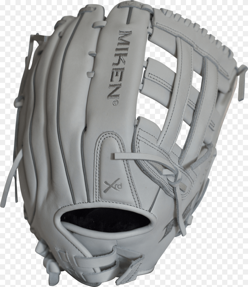 White Miken Softball Gloves, Baseball, Baseball Glove, Clothing, Glove Png