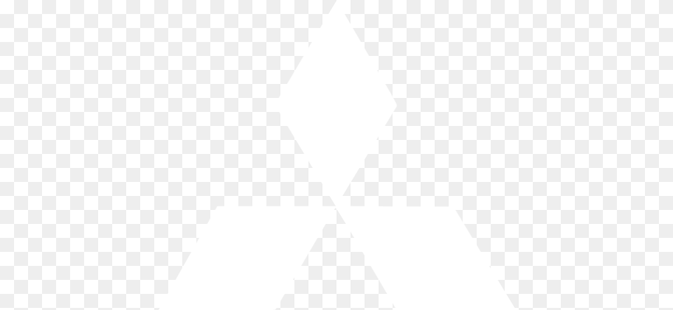 White Mitsubishi Icon Mitsubishi Logo Black And White, Triangle, Symbol, Star Symbol Free Png