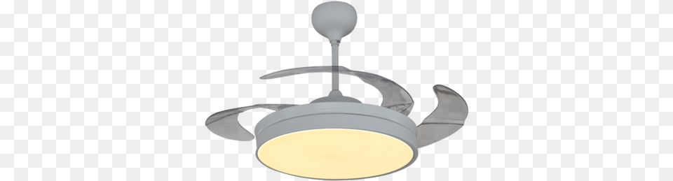 White Modern High Tech Ceiling Fan Ceiling, Appliance, Ceiling Fan, Device, Electrical Device Png