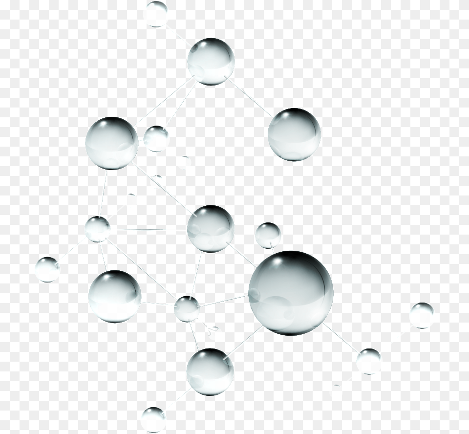 White Molecules, Chandelier, Lamp, Network Png
