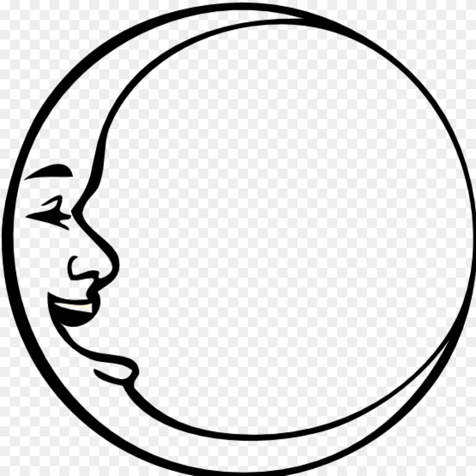 White Moon Clipart, Outdoors, Nature, Night Free Transparent Png