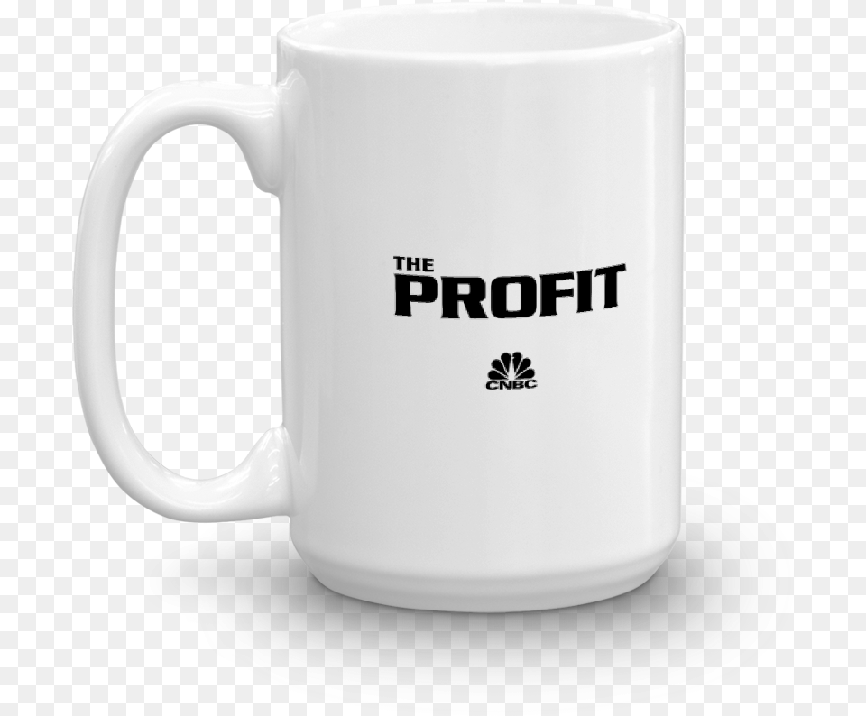 White Mug Cnbc The Profit, Cup, Beverage, Coffee, Coffee Cup Png