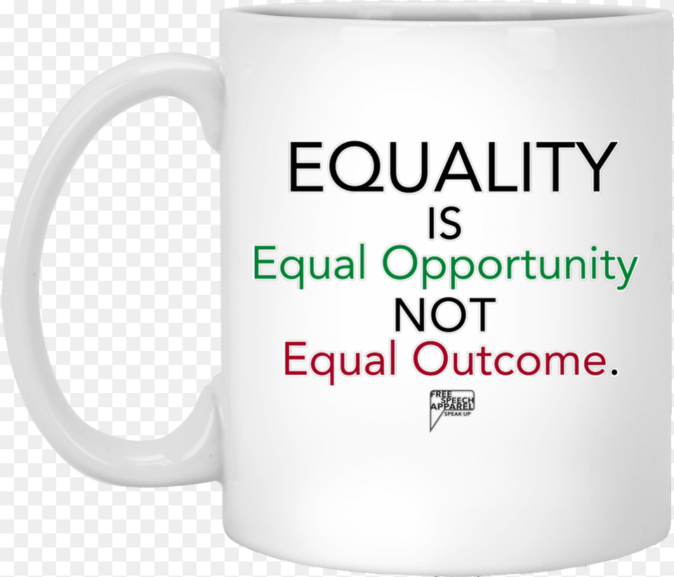 White Mug White One Size Equality Is Equal Thanks My Dear Wife, Cup, Beverage, Coffee, Coffee Cup Free Png Download