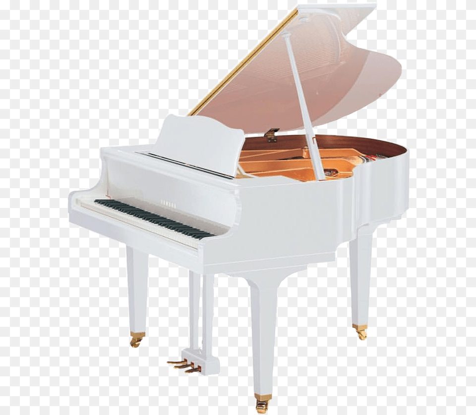 White Music Instrument Grandpiano Fre White Yamaha Baby Grand Piano, Grand Piano, Keyboard, Musical Instrument Free Png