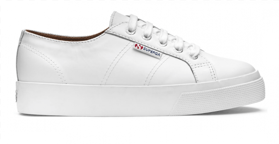 White Nappa Leather Platform Superga Nappaleau White, Canvas, Clothing, Footwear, Shoe Free Png