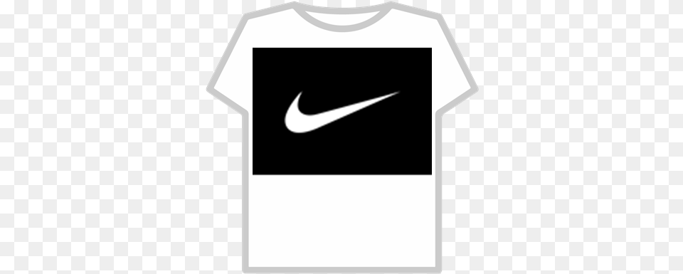 White Nike Logo Poke Roblox T Shirt, Clothing, T-shirt Free Transparent Png
