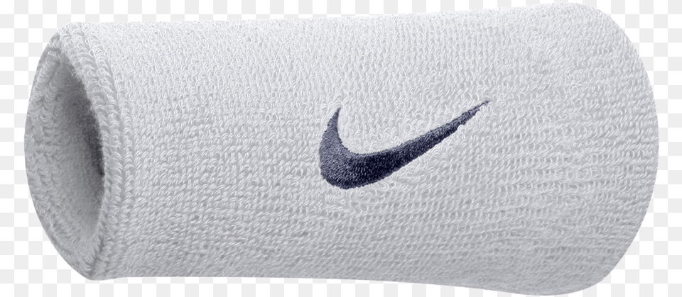 White Nike Swoosh Download Nike Swoosh Doublewide Wristbands Whitenavy, Home Decor Png