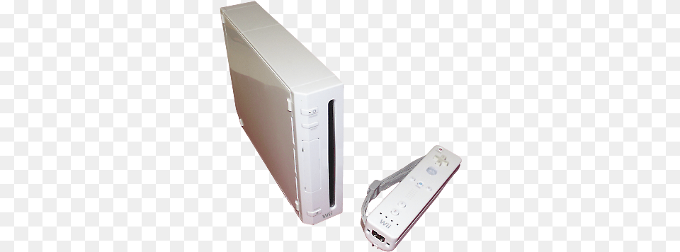 White Nintendo Wii Console With Wiimote Gamecube Ports Rvl001aus Ebay Portable, Computer Hardware, Electronics, Hardware, Remote Control Png Image
