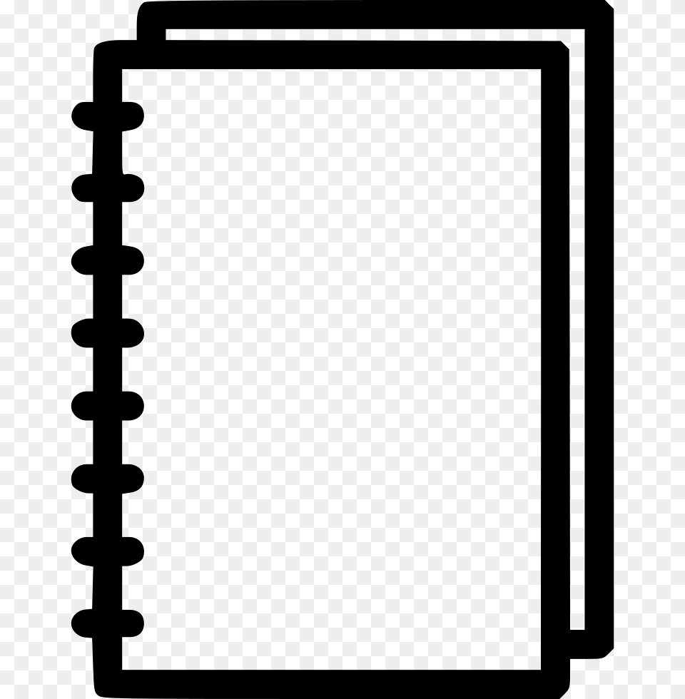 White Notebook Icon, Page, Text, Diary Free Png Download