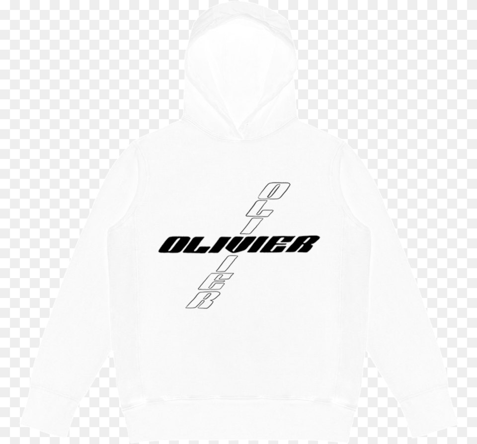 White Olivier Hoodie U2014 Or Hooded, Clothing, Hood, Knitwear, Sweater Png Image