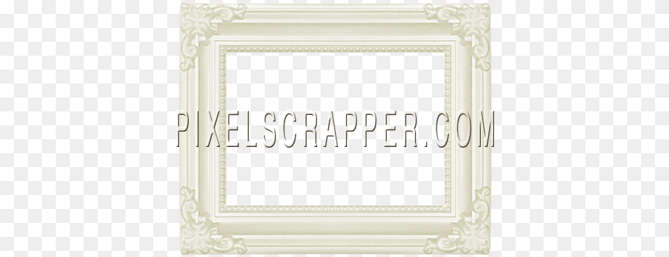 White Ornate Frame Picture Frame, Home Decor, Linen, Blackboard Free Png Download