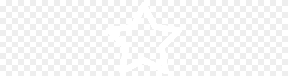 White Outline Star Icon, Cutlery Free Transparent Png