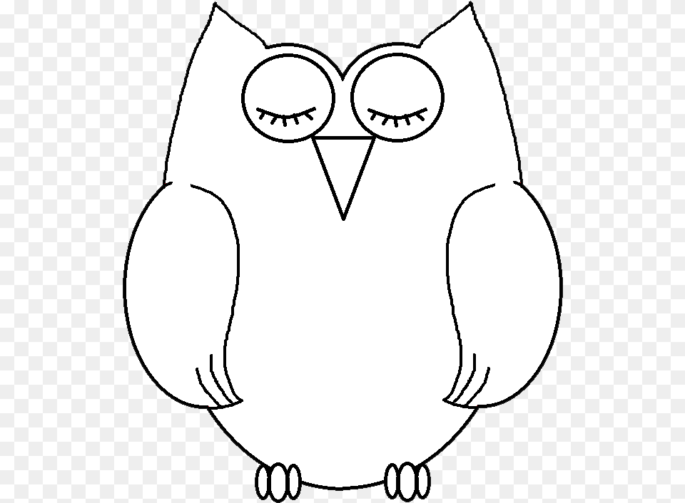 White Owl Black Background Cartoon, Stencil, Adult, Female, Person Png
