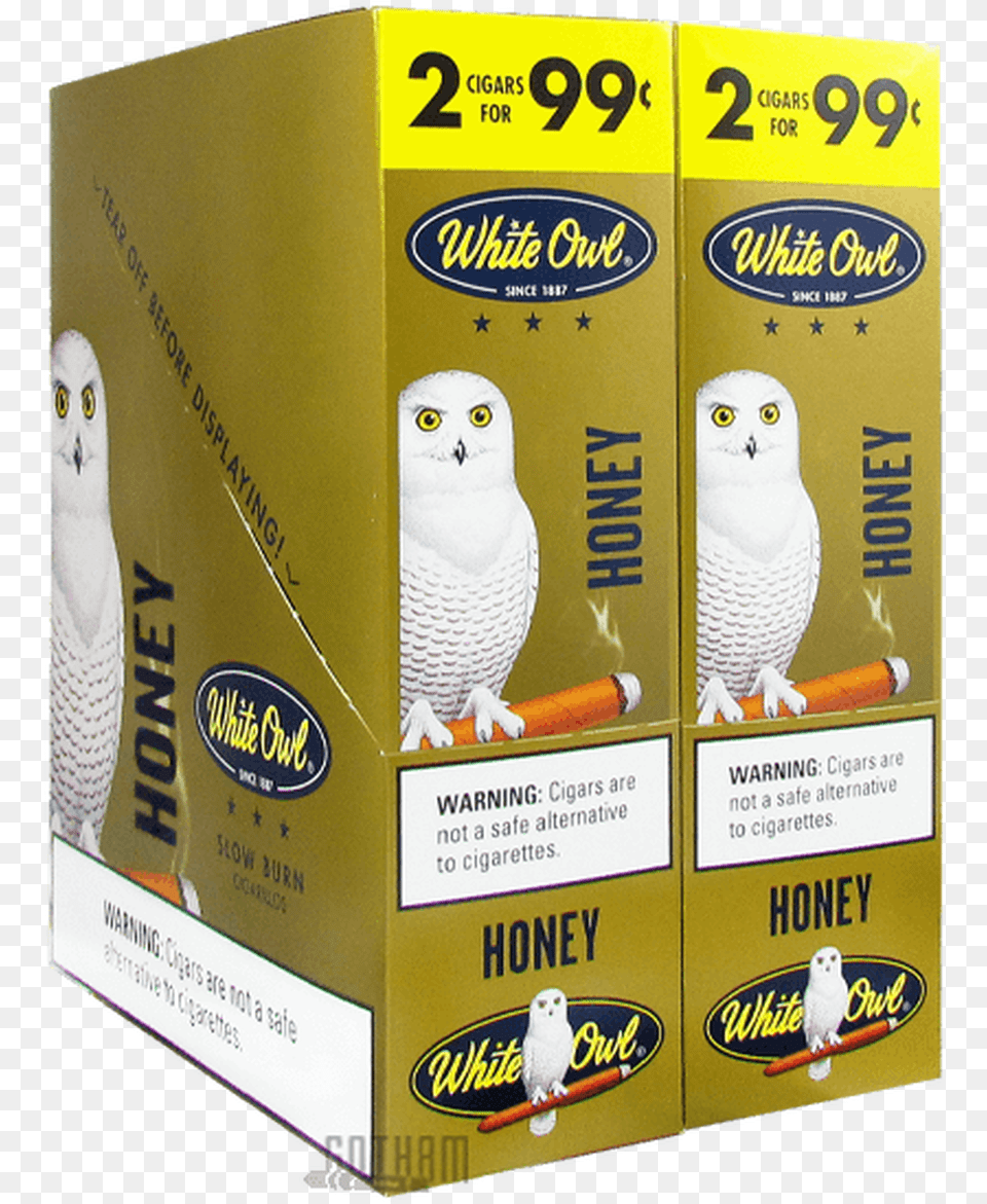 White Owl Cigarillos Gold Box White Owl Blunt Wraps Flavors, Animal, Bird, Person, Cardboard Free Transparent Png