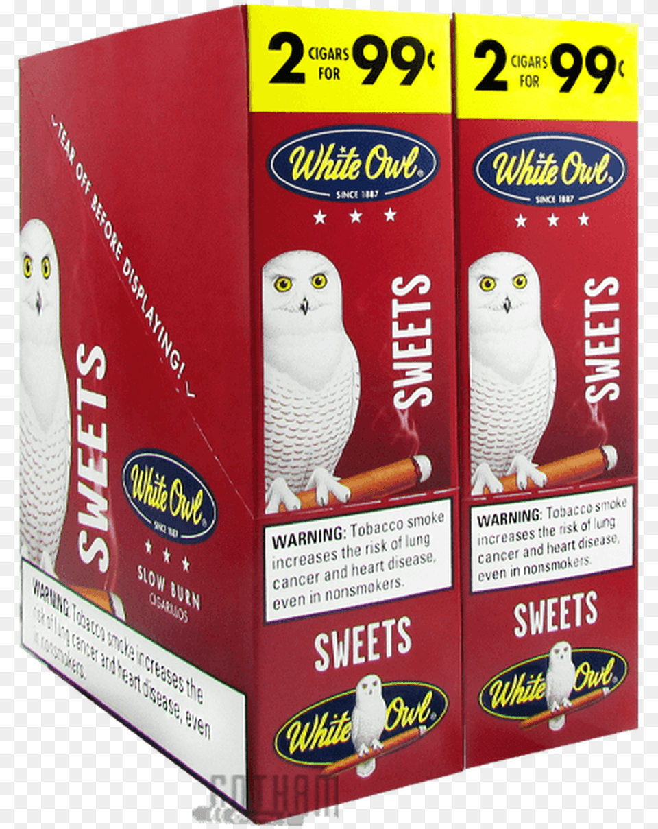 White Owl Cigarillos Sweets Green White Owl Cigars, Animal, Bird, Beak Free Png