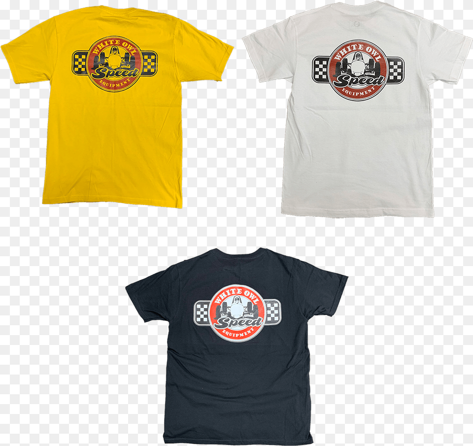 White Owl Speed Equipment Tee Shirt T Shirt, Clothing, T-shirt Png Image
