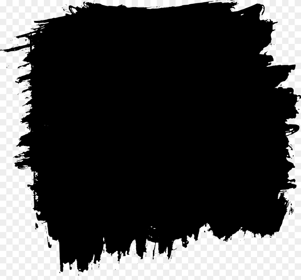 White Paint Brush Stroke Redmi, Gray Free Png Download