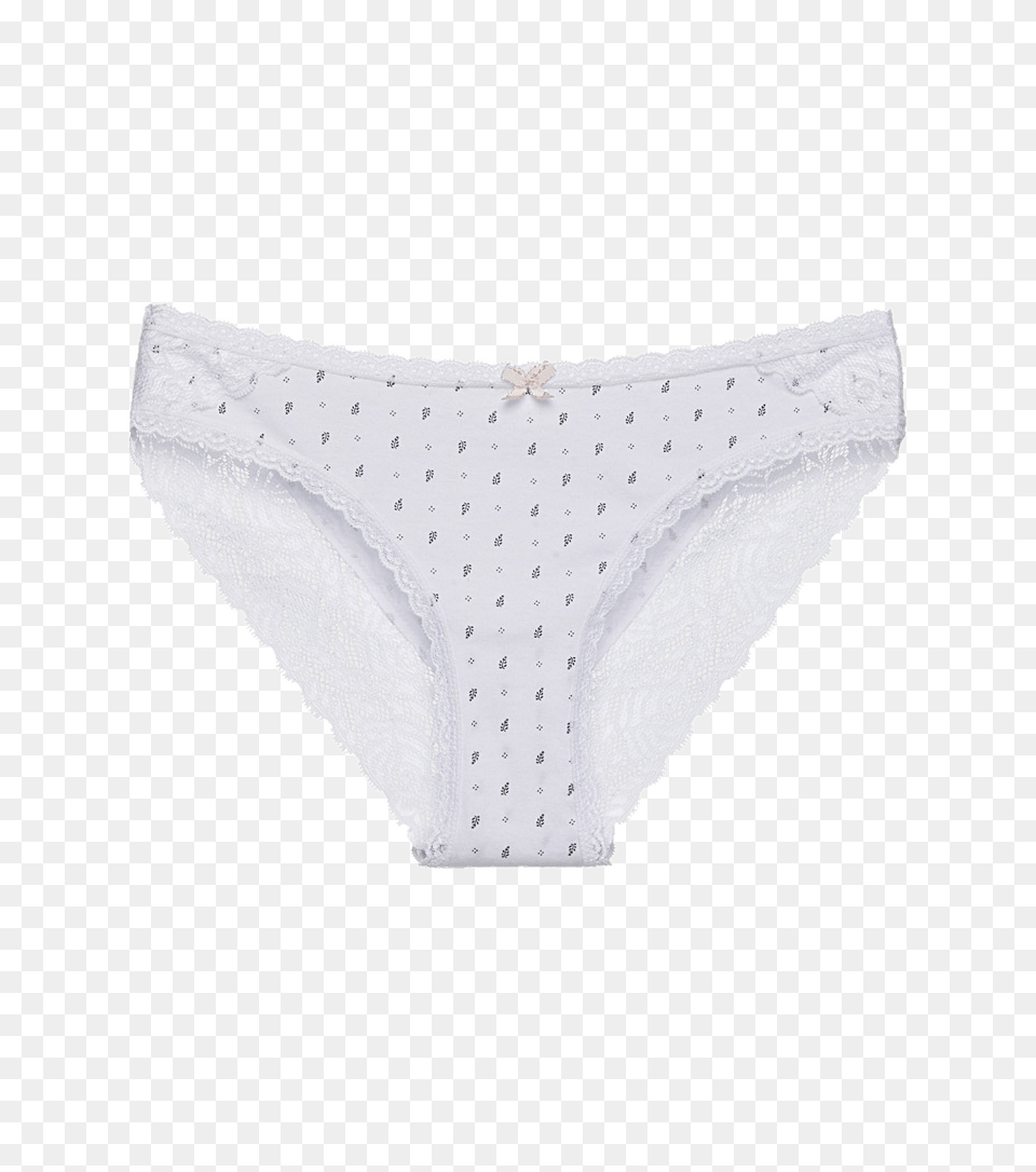 White Panties With Pattern, Clothing, Lingerie, Thong, Underwear Png