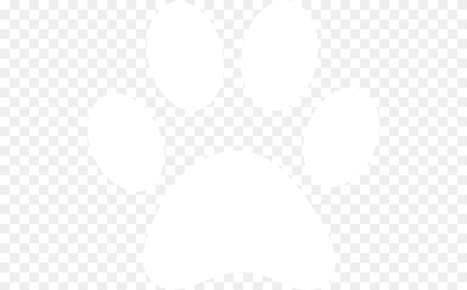 White Paw Print Clipart, Cutlery Free Transparent Png