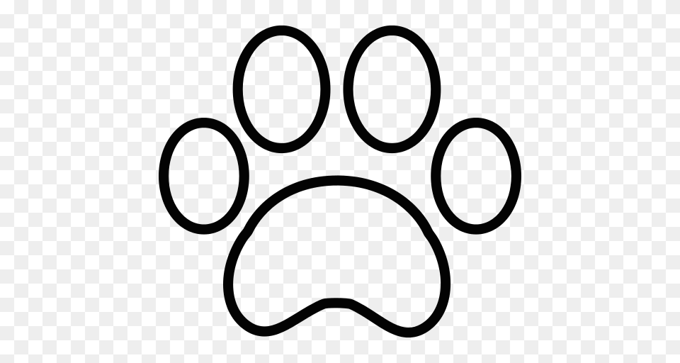 White Paw Print Icon, Head, Person, Face Free Transparent Png