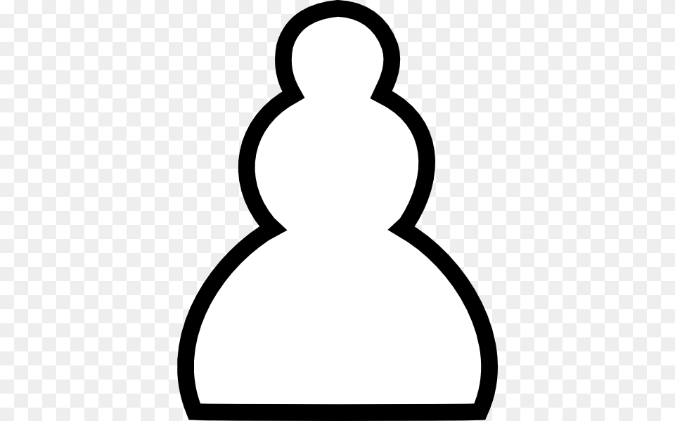 White Pawn Clip Art, Stencil, Silhouette, Bow, Weapon Png Image