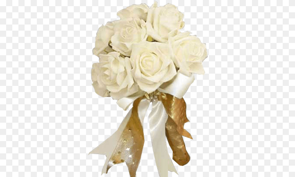 White Petite Bouquet Garden Roses, Rose, Flower, Flower Arrangement, Flower Bouquet Free Transparent Png
