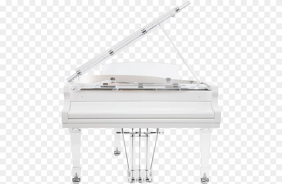 White Piano Piano, Grand Piano, Keyboard, Musical Instrument Free Png