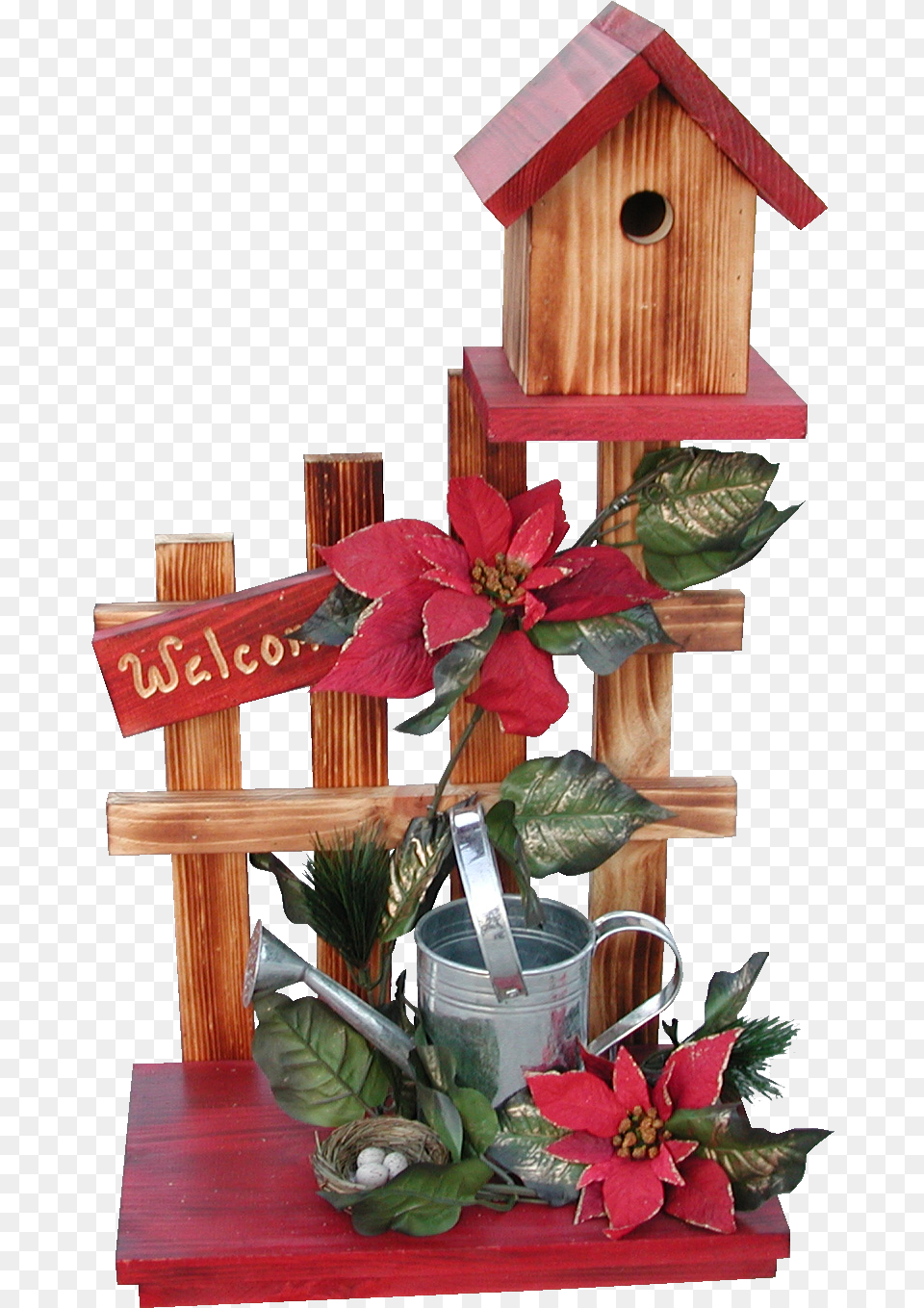 White Picket Fence And Bird Houses, Wood, Plant, Potted Plant, Flower Free Png