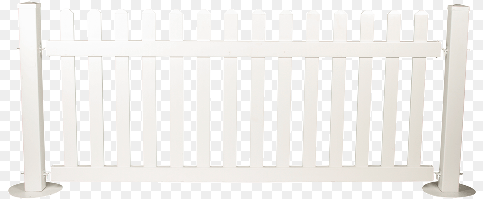 White Picket Fence Portable Picket Fencing, Gate Free Png Download