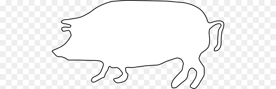 White Pig Clip Art, Animal, Boar, Hog, Mammal Free Png Download