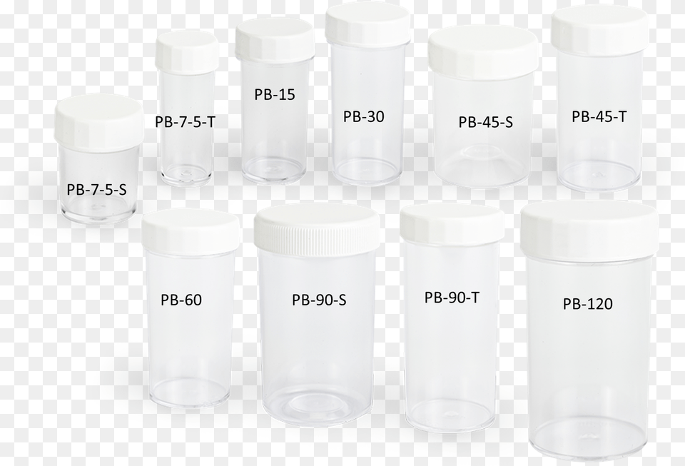 White Pill Bottle Plastic, Cup, Jar, Cylinder, Shaker Free Png Download