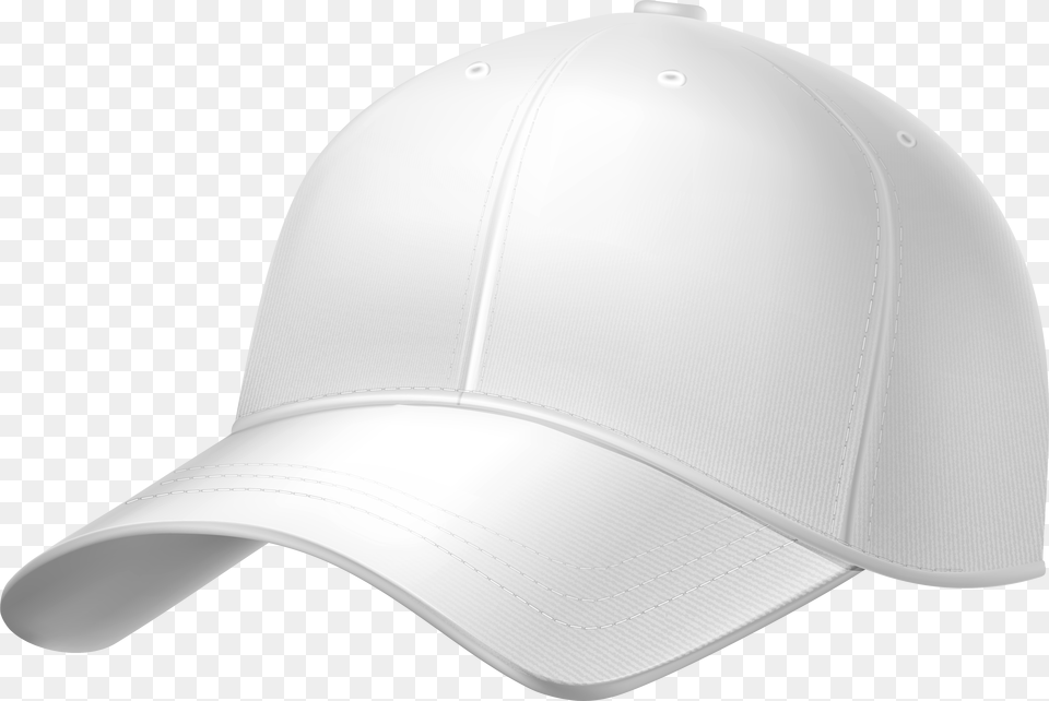White Plain Baseball Cap Clipart White Baseball Cap, Baseball Cap, Clothing, Hat, Hardhat Free Transparent Png