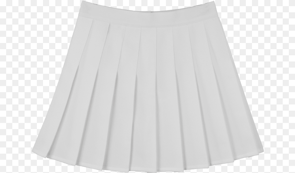 White Pleated Skirt From Storeunic Miniskirt, Clothing Free Png Download