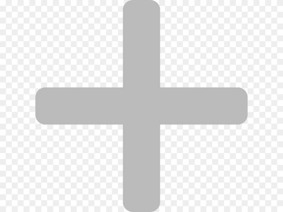 White Plus Plus Sign In Grey, Cross, Symbol Free Transparent Png
