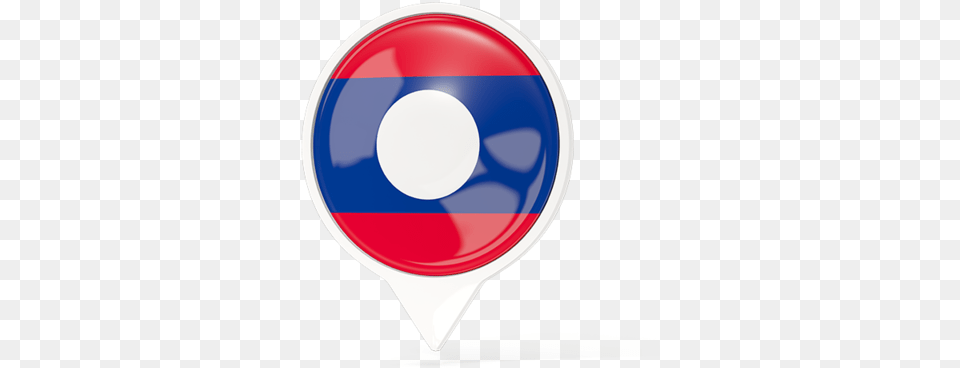 White Pointer With Flag Circle Free Transparent Png