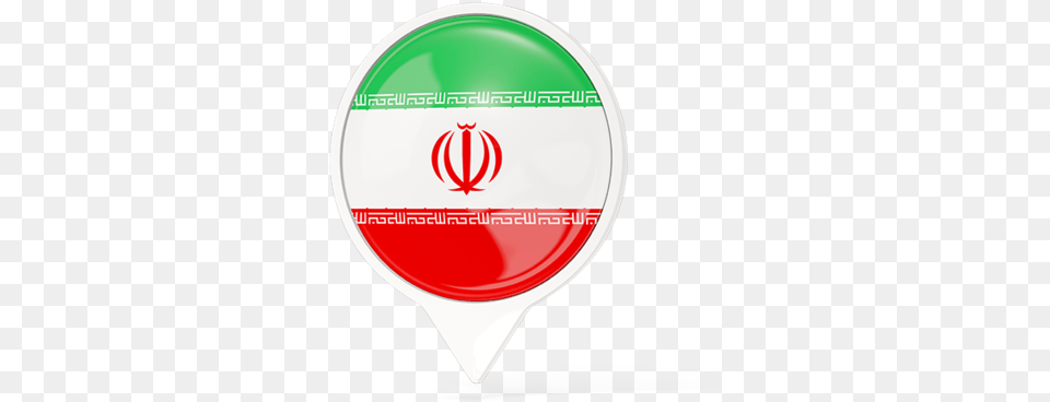 White Pointer With Flag Iran Flag, Balloon, Logo, Disk Png