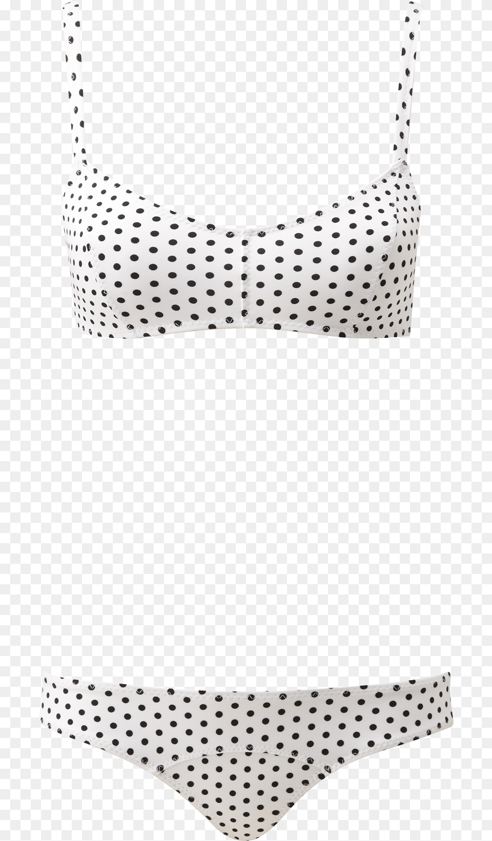 White Polka Dot Pattern Black And White Polka Dot Bikini, Clothing, Swimwear, Underwear, Lingerie Free Transparent Png