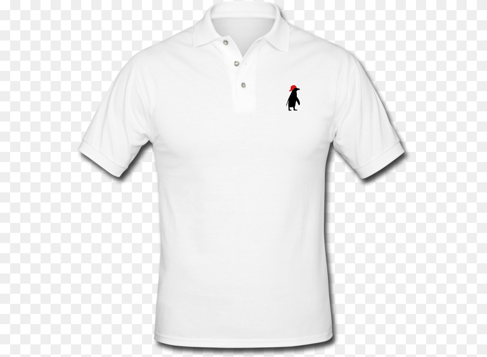 White Polo Shirt, Clothing, T-shirt, Animal, Invertebrate Free Png Download