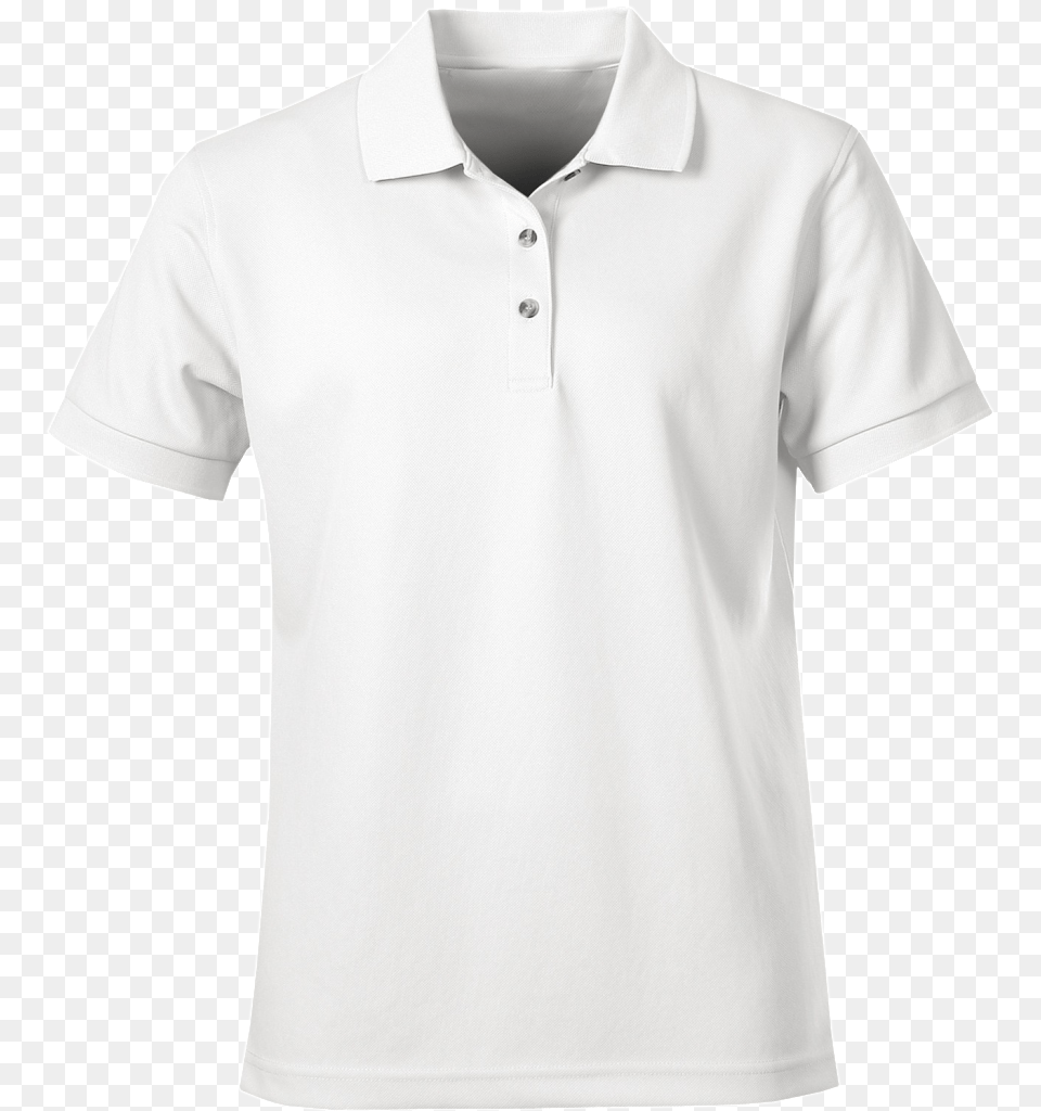 White Polo Shirt, Clothing, T-shirt Png Image