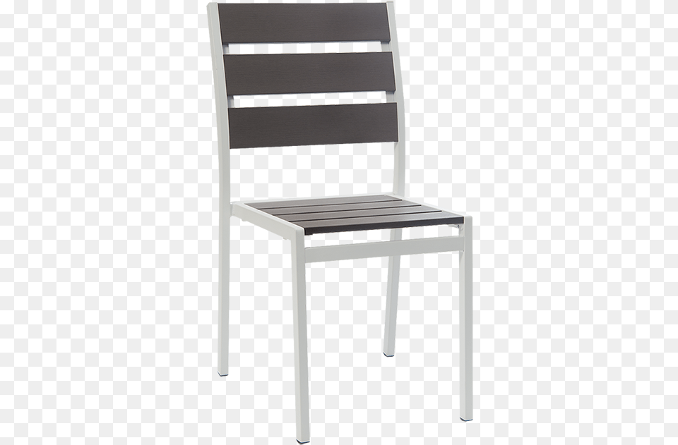 White Powder Coated Aluminum Side Chair Solid, Bench, Furniture, Mailbox Free Transparent Png